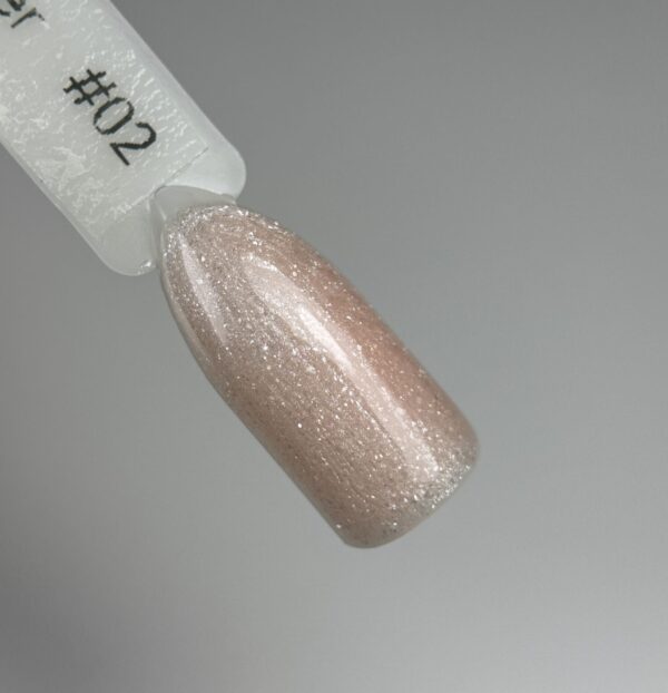 Liquid Shimmer Poly Gel 15ml Milano - Image 3